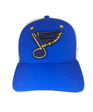 FANATICS ST. LOUIS BLUES MEN'S PRIMARY LOGO HAT - St-Louis-Blues-Fanatics-Primary-Logo-Cap-Front