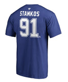 STEVEN STAMKOS TAMPA BAY LIGHTNING FANATICS MEN'S NAME AND NUMBER T SHIRT - Steven-Stamkos-Tampa-Bay-Lightning-Name-Number-Shirt-Back