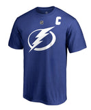STEVEN STAMKOS TAMPA BAY LIGHTNING FANATICS MEN'S NAME AND NUMBER T SHIRT - Steven-Stamkos-Tampa-Bay-Lightning-Name-Number-Shirt-Front
