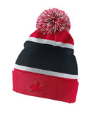NIKE TEAM CANADA 2018 OLYMPICS SR POM BEANIE - RED - Team-Canada-Mens-Olympic-Pom-Beanie-Red-Front-min