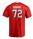 THOMAS CHABOT OTTAWA SENATORS MEN'S FANATICS NAME AND NUMBER SR T SHIRT - Thomas-Chabot-Ottawa-Senators-T-Shirt