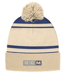 TORONTO ARENAS CCM CUFFED POM KNIT BEANIE - Toronto-Arenas-CCM-Cuffed-Knit-Pom-Beanie-Backjpg