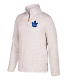 TORONTO MAPLE LEAFS CCM MEN'S 1/4 ZIP LONG SLEEVE SHIRT - Toronto-Maple-Leafs--CCM-1-4-Front