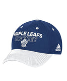 TORONTO MAPLE LEAFS ADIDAS SR LOCKER ROOM STRUCTURED FLEX HAT - Toronto-Maple-Leafs-Adidas-Mens-Locker-Room-Structured-Flex-Hat-Front