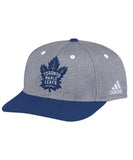 TORONTO MAPLE LEAFS ADIDAS TWO TONE STRUCTURED ADJUSTABLE HAT - Toronto-Maple-Leafs-Adidas-Two-Toned-Structured-Adjustable-Hat-Front