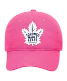 TORONTO MAPLE LEAFS GIRL'S SLOUCH ADJUSTABLE HAT - Toronto-Maple-Leafs-Girls-Slouch-Adjustable-Hat-Front-min