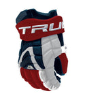 TRUE XC7 PRO Z-PALM SR HOCKEY GLOVES - True-XC7-Pro-Hockey-Gloves-Navy-Red-White