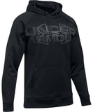 UNDER ARMOUR ARMOUR FLEECE GRAPHIC PO SR HOODIE BLACK - Under-Armour-Armour-Fleece-Graphic-PO_Hoodie-Black-Front