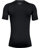 UNDER ARMOUR BOYS ARMOUR SHORT SLEEVE T SHIRT - BLACK - Under-Armour-Boys-Armour-Short-Sleeve-T-Shirt-Black-Back
