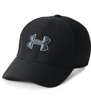 UNDER ARMOUR BOY'S BLITZING 3.0 CAP - BLACK - Under-Armour-Boys-Blitzing-3.0-Cap-Black-Front-178070