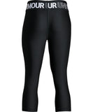 UNDER ARMOUR GIRL'S HEATGEAR CAPRI PANTS - BLACK - Under-Armour-Girls-HeatGear-Capri-Pants-Black-Back-178405-min