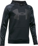 UNDER ARMOUR KID'S AF BIG LOGO PRINTED HOODIE - BLACK - Under-Armour-Kids-AF-Big-Logo-Printed-Hoodie-Black-1