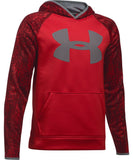 UNDER ARMOUR KID'S AF BIG LOGO PRINTED HOODIE - RED - Under-Armour-Kids-AF-Big-Logo-Printed-Hoodie-Red-1