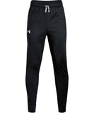 UNDER ARMOUR KID'S BRAWLER TAPERED PANTS - BLACK - Under-Armour-Kids-Brawler-tapered-Pants-Black-Front-178313-min