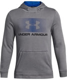 UNDER ARMOUR KID'S COTTON FRENCH TERRY HOODIE - GREY - Under-Armour-Kids-Cotton-French-Terry-Hoodie-Grey-Front-178305-min