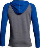 UNDER ARMOUR KID'S COTTON KNIT HOODIE - GREY - Under-Armour-Kids-Cotton-Knit-Hoodie-Grey-Back-178293-min