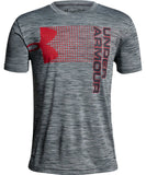 UNDER ARMOUR KID'S CROSSFADE T SHIRT - GREY - Under-Armour-Kids-Crossfade-T-Shirt-Grey-Front-178133-min