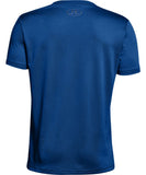 UNDER ARMOUR KID'S TECH BIG LOGO SOLID T SHIRT - BLUE - Under-Armour-Kids-Tech-Big-Logo-Solid-T-Shirt-Back-178117-min