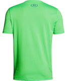 UNDER ARMOUR KID'S TECH BIG LOGO SOLID T SHIRT - GREEN - Under-Armour-Kids-Tech-Big-Logo-Solid-T-Shirt-Green-Back-178125-min