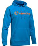 UNDER ARMOUR MEN'S AF WORDMARK PO HOODIE - BLUE - Under-Armour-Mens-AF-Wordmark-PO-Hoodie-Blue-1