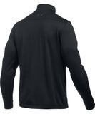 UNDER ARMOUR MEN'S ARMOUR FLEECE 1/4 ZIP- BLACK - Under-Armour-Mens-Armour-Fleece-1-4-Zip-Black-Back-1286334-001