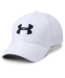 UNDER ARMOUR MEN'S BLITZING 3.0 CAP - WHITE - Under-Armour-Mens-Blitzing-3.0-Cap-White-Front-178079