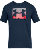 UNDER ARMOUR MEN'S BOXED SPORTSTYLE T SHIRT - NAVY - Under-Armour-Mens-Boxed-Sportstyle-Navy-Front-178199-min