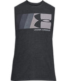 UNDER ARMOUR MEN'S GRAPHIC MUSCLE TANK - BLACK - Under-Armour-Mens-Graphic-Muscle-Tank-Black-Front-178209-min