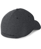 UNDER ARMOUR MEN'S HEATHERED BLITZING 3.0 CAP - BLACK - Under-Armour-Mens-Heathered-Blitzing-3.0-Cap-Black-Back-178083