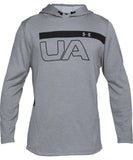 UNDER ARMOUR MEN'S MK1 TERRY GRAPHIC HOODIE - GREY - Under-Armour-Mens-MK1-Terry-Graphic-Hoodie-Grey-Front-178370-min