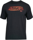 UNDER ARMOUR MEN'S PHASE WORDMARK T SHIRT - BLACK - Under-Armour-Mens-Phase-Wordmark-T-Shirt-Black-Front-178244-min