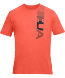 UNDER ARMOUR MEN'S Q2 BRANDED LEFT CHEST T SHIRT - ORANGE - Under-Armour-Mens-Q2-Branded-Left-Chest-T-Shirt-Orange-Front-1310967-847-min