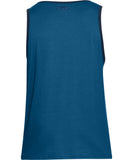 UNDER ARMOUR MEN'S STACKED LEFT CHEST TANK - BLUE - Under-Armour-Mens-Stacked-Left-Chest-Tank-Blue-Back-178259-min