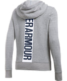 UNDER ARMOUR WOMEN'S FAVORITE FLEECE FULL ZIP HOODIE - CARBON - Under-Armour-Womens-Favourite-Fleece-Full-Zip-Hoodie-Carbon-Back