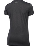 UNDER ARMOUR WOMEN'S TECH SOLID T SHIRT - GREY - Under-Armour-Womens-Tech-Solid-T-Shirt-Grey-Back-178185-min