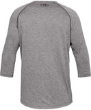 UNDER ARMOUR MEN'S TECH POWER SLEEVE SHIRT - GREY - Under-Armour-mens-Tech-Power-Sleeve-Shirt-Grey-Back-178346