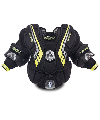 VAUGHN VELOCITY VE8 PRO CARBON SR GOALIE CHEST PROTECTOR - Vaughn-Velocity-VE8-SR-Pro-Carbon-Goalie-Chest-Protector-Front-Black