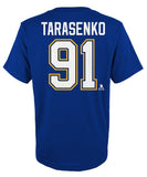 VLADIMIR TARASENKO ST. LOUIS BLUES JUNIOR PLAYER T SHIRT - Vladamir-Tarasenko-St-Louis-Blues-Player-T-Shirt-Back-min