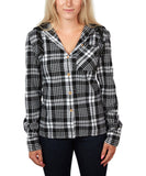 GONGSHOW WOMEN'S PLAID FOR LIFE HOODIE - WF18-W801-3
