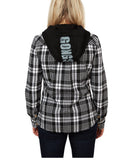 GONGSHOW WOMEN'S PLAID FOR LIFE HOODIE - WF18-W801-4
