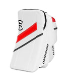 WARRIOR RITUAL G4 INT GOALIE BLOCKER - Warrior-G4-Intermediate-Goalie-Blocker-White-Black-Red-Front-min