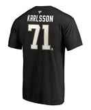 WILLIAM KARLSSON VEGAS GOLDEN KNIGHTS FANATICS MEN'S NAME AND NUMBER T SHIRT - Wiliam-Karlsson-Vegas-Golden-Knights-Name-Number-Shirt-Back