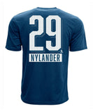 WILLIAM NYLANDER TORONTO MAPLE LEAFS LEVELWEAR MEN'S  NAME & NUMBER T SHIRT - William-Nylander-Toronto-Maple-Leafs-Levelwear-Mens-Icing-Name-and-Number-T-Shirt-Back-min
