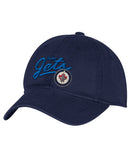 WINNIPEG JETS ADIDAS WOMEN'S ADJUSTABLE SLOUCH HAT - Winnipeg-Jets-Adidas-Mens-Adjustable-Slouch-Hat-Front