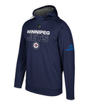 WINNIPEG JETS ADIDAS AUTHENTIC PRO PLAYER HOODIE - Winnipeg-Jets-Adidas-Mens-Authentic-Pro-Player-Hoodie-Front