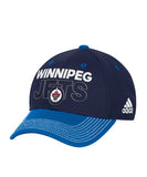 WINNIPEG JETS ADIDAS SR LOCKER ROOM STRUCTURED FLEX HAT - Winnipeg-Jets-Adidas-Mens-Locker-Room-Structured-Flex-Hat-Front