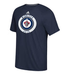 WINNIPEG JETS ADIDAS MEN'S PRACTICE GRAPHIC T SHIRT - Winnipeg-Jets-Adidas-Mens-Practice-Graphic-T-Shirt-Front