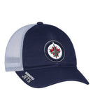 WINNIPEG JETS ADIDAS MESHBACK SLOUCH FLEX HAT - Winnipeg-Jets-Adidas-Meshback-Slouch-Flex-Hat-Front