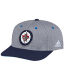 WINNIPEG JETS ADIDAS TWO TONE STRUCTURED ADJUSTABLE HAT - Winnipeg-Jets-Adidas-Two-Toned-Structured-Adjustable-Hat-Front