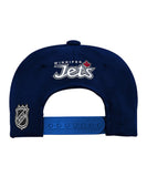 WINNIPEG JETS KID'S 2-TONE FLATBRIM SNAPBACK HAT - Winnipeg-Jets-Kids-Flatbrim-2-Tone-Snapback-Hat-Back